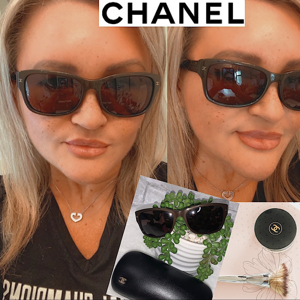 CHANEL Brown Matalesse Sunglasses